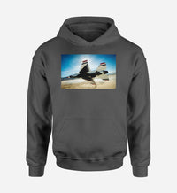 Thumbnail for Turning Right Fighting Falcon F16 Designed Hoodies