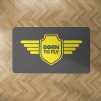 Thumbnail for Born To Fly & Badge Designed Carpet & Floor Mats