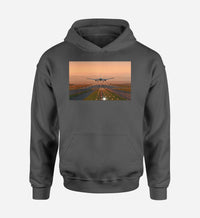 Thumbnail for Super Cool Landing During Sunset Designed Hoodies