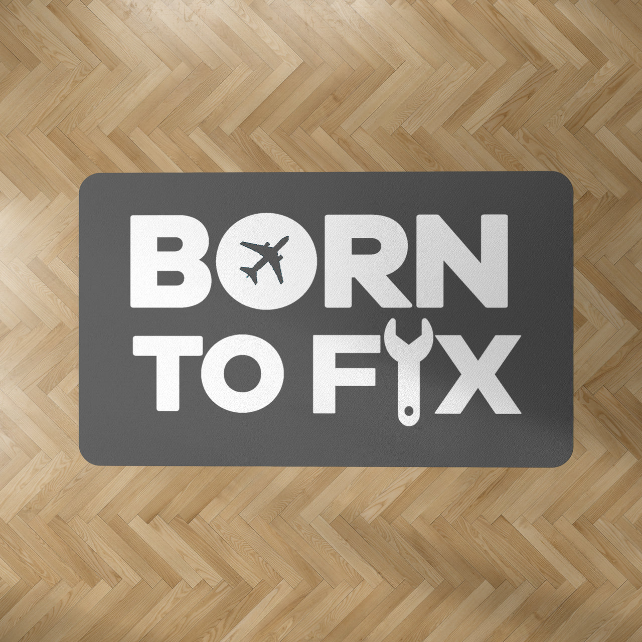 Born To Fix Airplanes Designed Carpet & Floor Mats