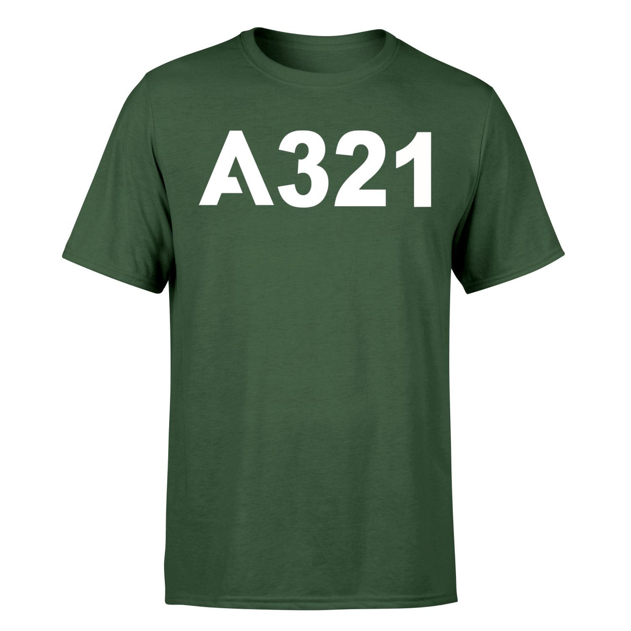 A321 Flat Text Designed T-Shirts