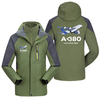 Thumbnail for Airbus A380 Love at first flight Designed Thick Skiing Jackets