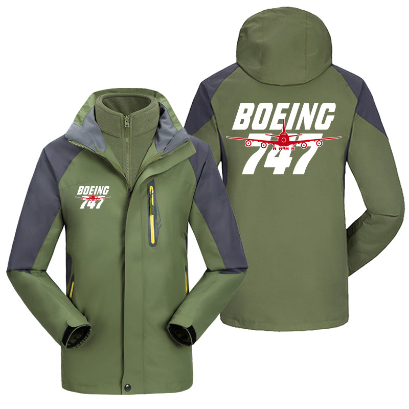 Amazing Boeing 747 Designed Thick Skiing Jackets