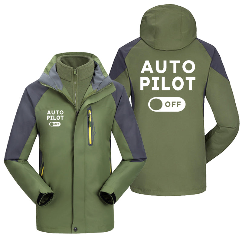 Auto Pilot Off Designed Thick Skiing Jackets