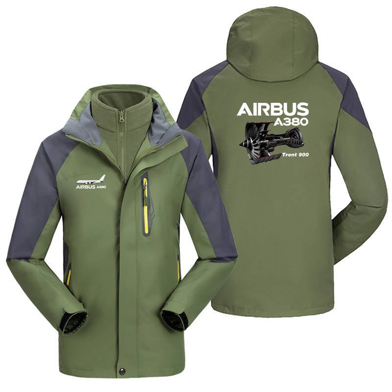 Airbus A380 & Trent 900 Engine Designed Thick Skiing Jackets