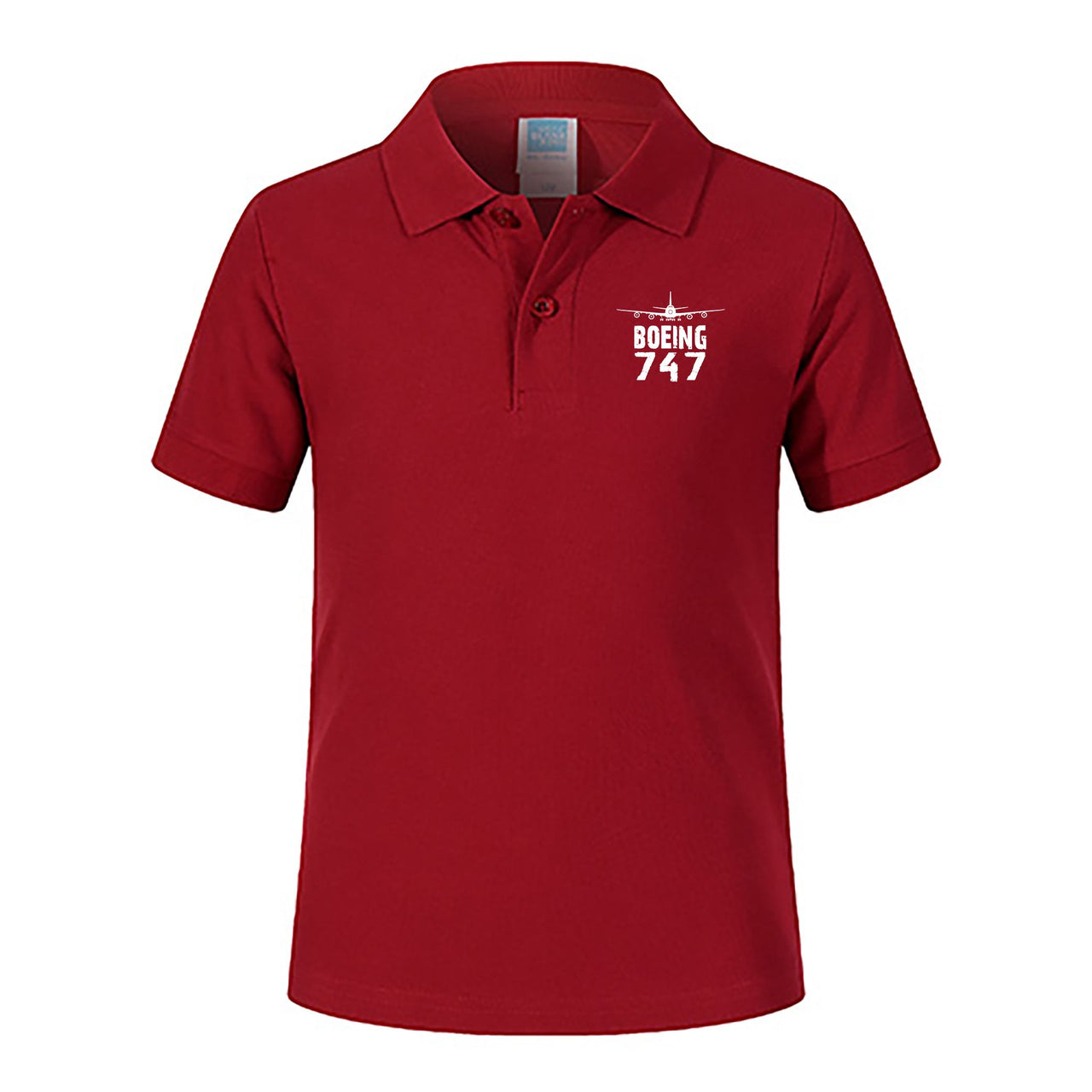 Boeing 747 & Plane Designed Children Polo T-Shirts