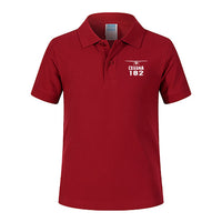 Thumbnail for Cessna 182 & Plane Designed Children Polo T-Shirts