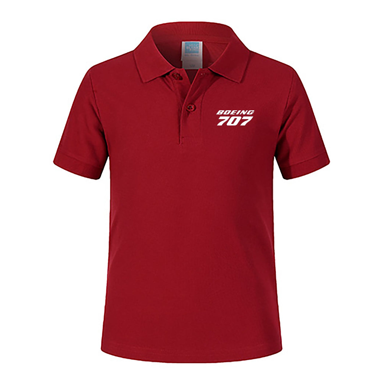 Boeing 707 & Text Designed Children Polo T-Shirts