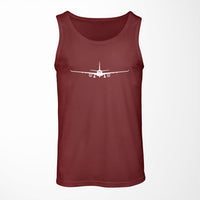 Thumbnail for Airbus A330 Silhouette Designed Tank Tops