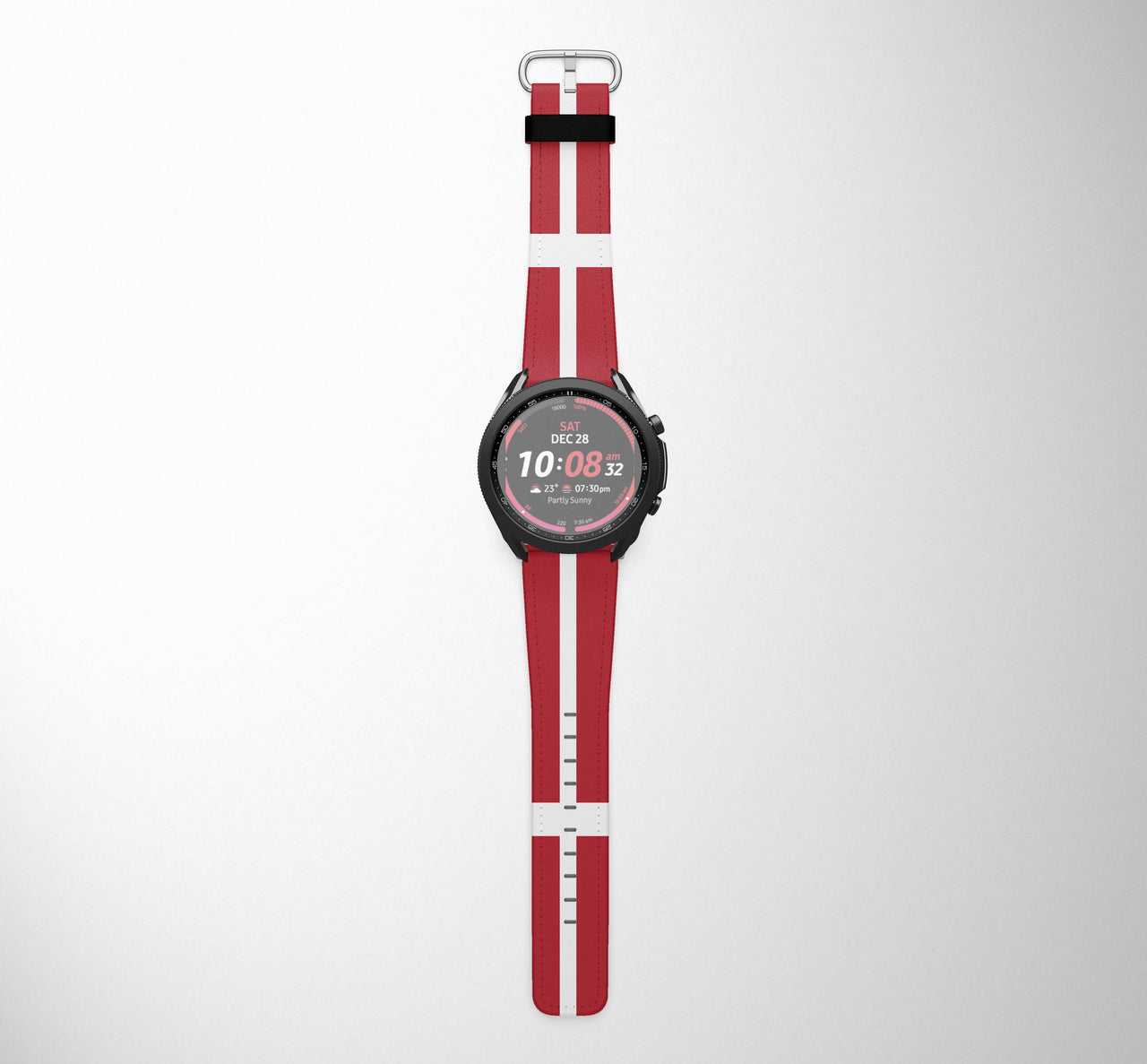 Denmark Flag Samsung & Huawei Watch Bands