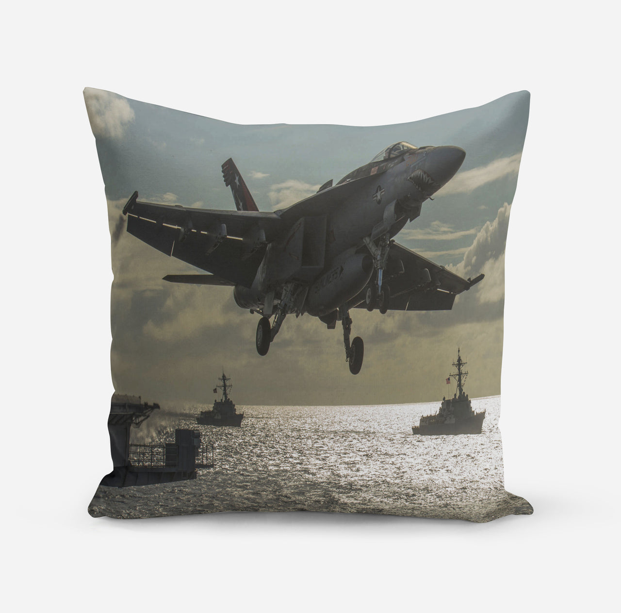 Deparing Jet from Sea Base Designed Pillows