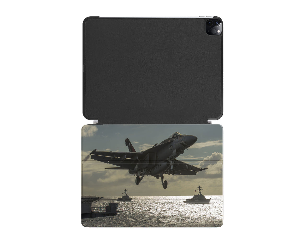 Deparing Jet from Sea Base Designed iPad Cases