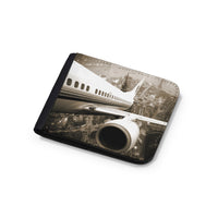 Thumbnail for Departing Aircraft & City Scene behind Designed Wallets