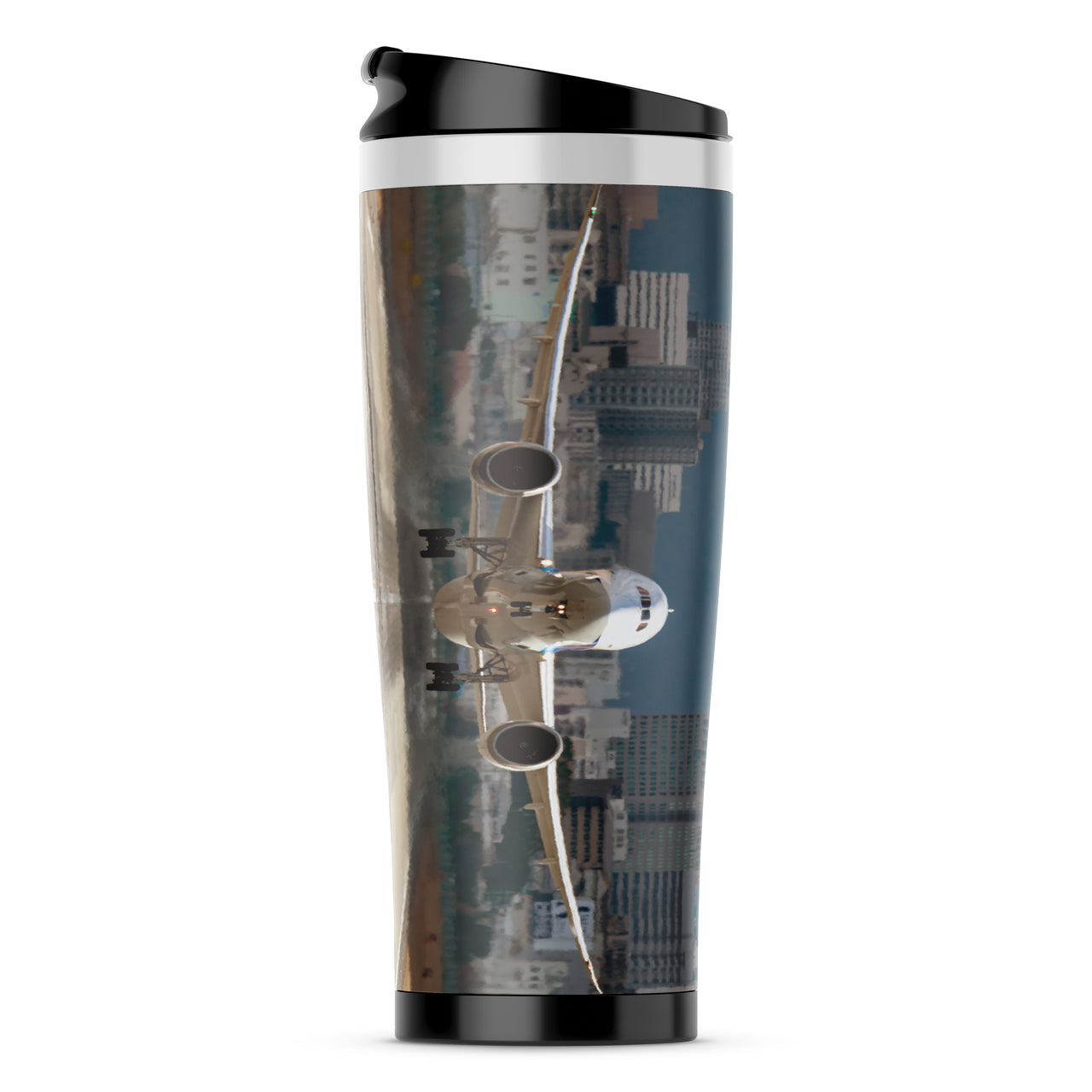 Departing Boeing 787 Dreamliner Designed Travel Mugs