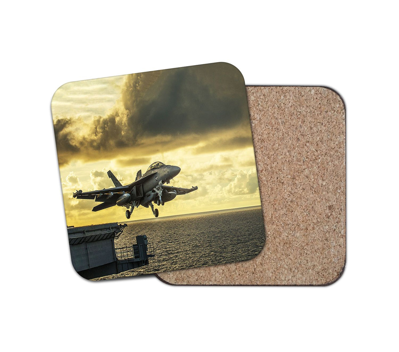 Departing Jet Aircraft Designed Coasters