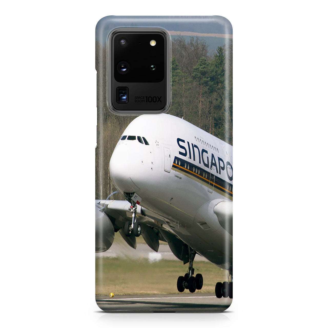 Departing Singapore Airlines A380 Samsung S & Note Cases