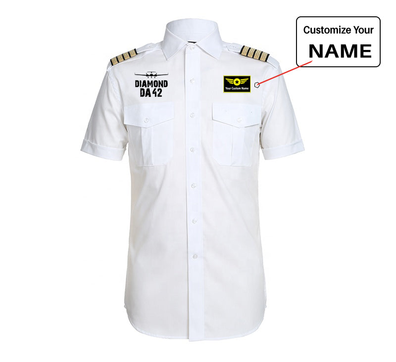 Diamond DA42 & Plane Designed Pilot Shirts