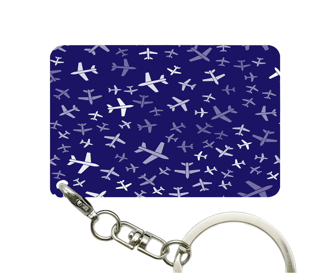 Different Sizes Seamless Airplanes Designed Key Chains