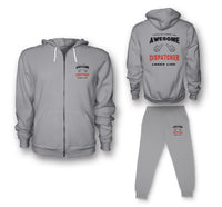 Thumbnail for Dispatcher Designed Zipped Hoodies & Sweatpants Set