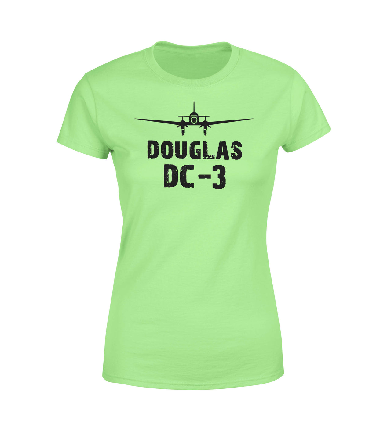 Douglas DC-3 & Plane Designed Women T-Shirts