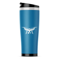 Thumbnail for Drone Silhouette Designed Travel Mugs