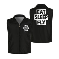 Thumbnail for Eat Sleep Fly Designed Thin Style Vests