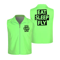 Thumbnail for Eat Sleep Fly Designed Thin Style Vests