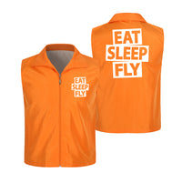 Thumbnail for Eat Sleep Fly Designed Thin Style Vests