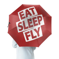 Thumbnail for Eat Sleep Fly Designed Umbrella