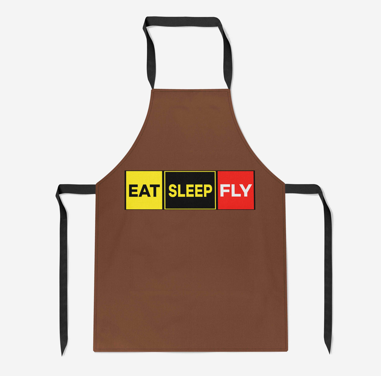 Eat Sleep Fly (Colourful) Designed Kitchen Aprons