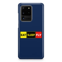 Thumbnail for Eat Sleep Fly (Colourful) Samsung A Cases