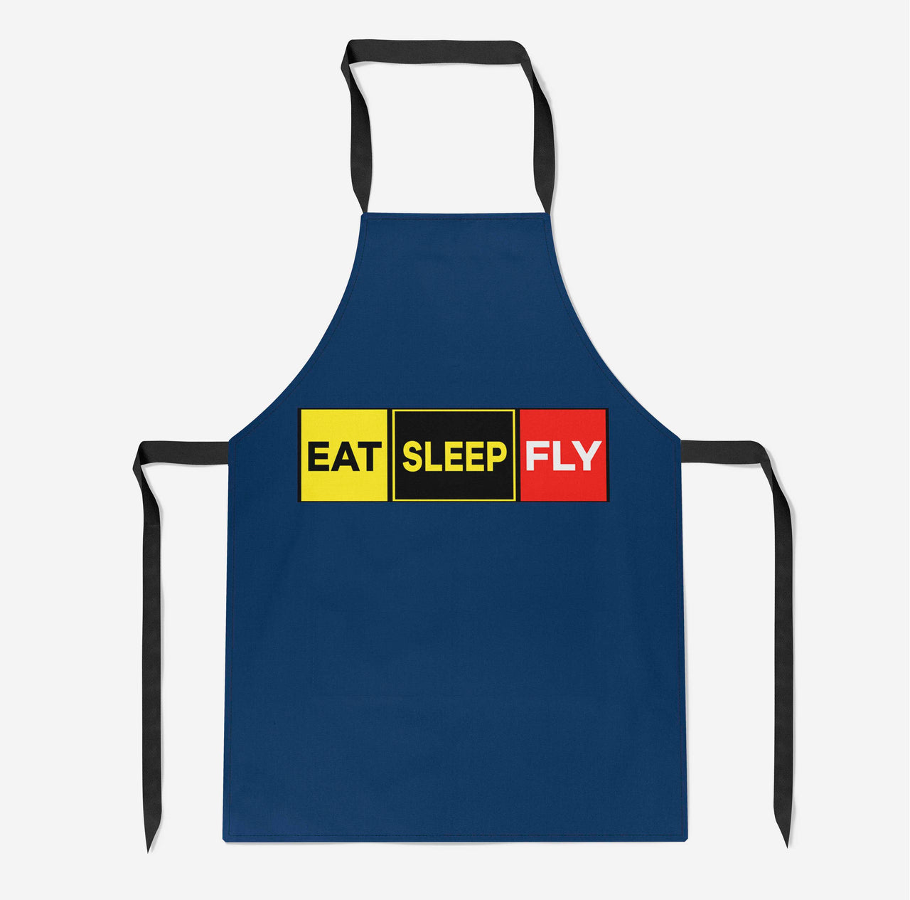 Eat Sleep Fly (Colourful) Designed Kitchen Aprons