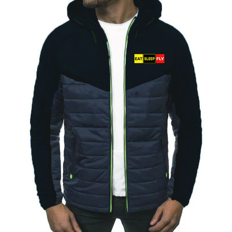 Eat Sleep Fly (Colourful) Designed Sportive Jackets