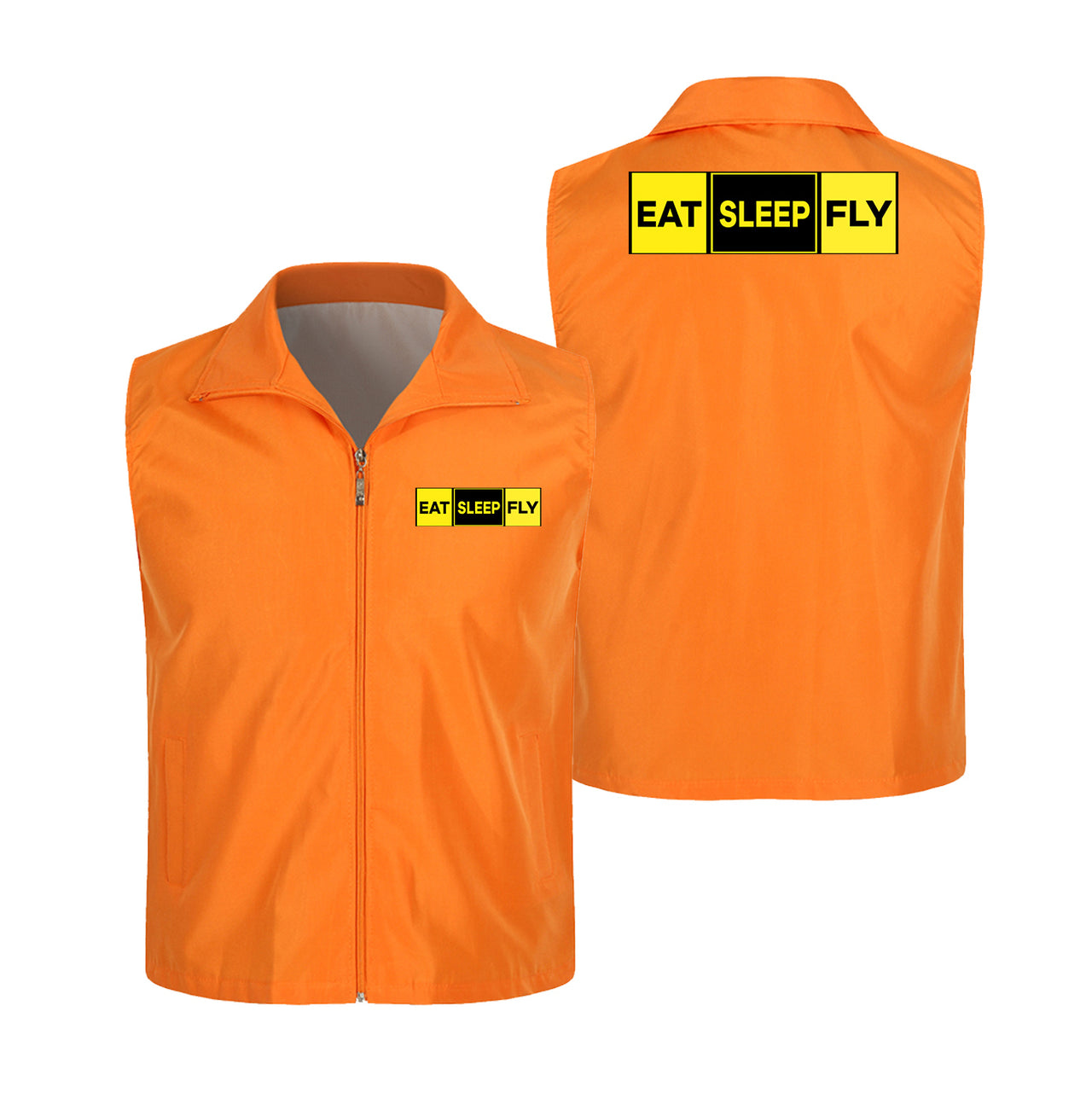 Eat Sleep Fly (Colourful) Designed Thin Style Vests