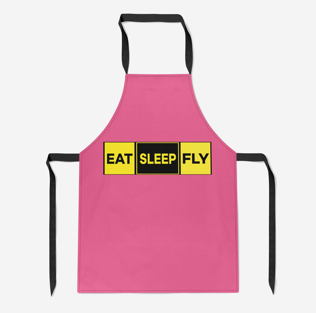 Eat Sleep Fly (Colourful) Designed Kitchen Aprons