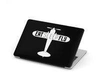 Thumbnail for Eat Sleep Fly & Propeller Designed Macbook Cases