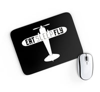 Thumbnail for Eat Sleep Fly & Propeller Designed Mouse Pads