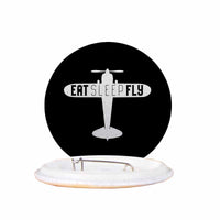 Thumbnail for Eat Sleep Fly & Propeller Designed Pins