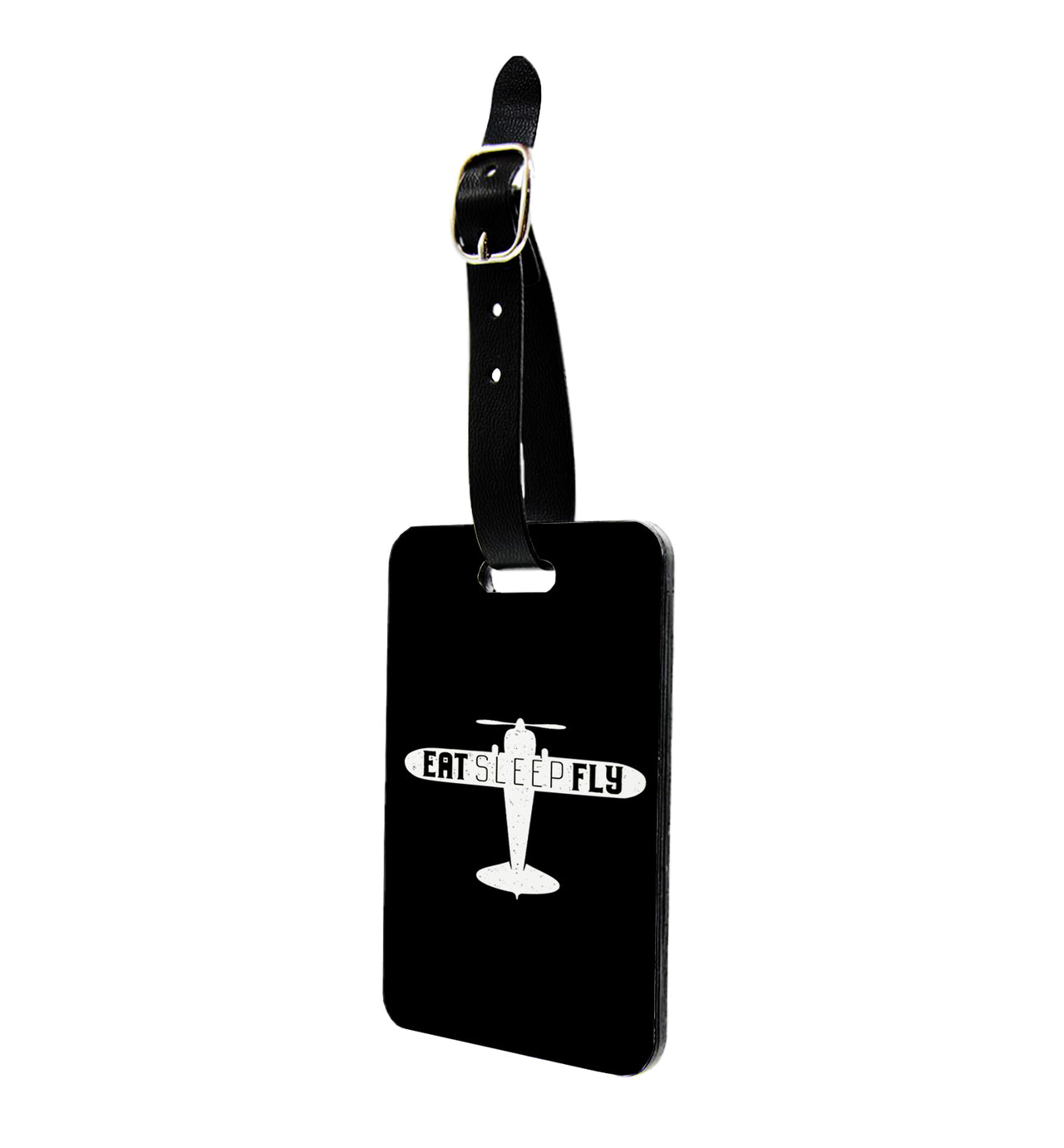 Eat Sleep Fly & Propeller Designed Luggage Tag