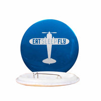 Thumbnail for Eat Sleep Fly & Propeller Designed Pins