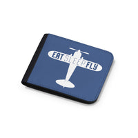 Thumbnail for Eat Sleep Fly & Propeller Designed Wallets