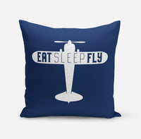 Thumbnail for Eat Sleep Fly & Propeller Designed Pillows