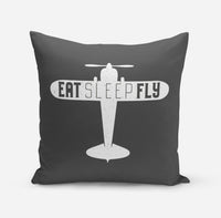 Thumbnail for Eat Sleep Fly & Propeller Designed Pillows