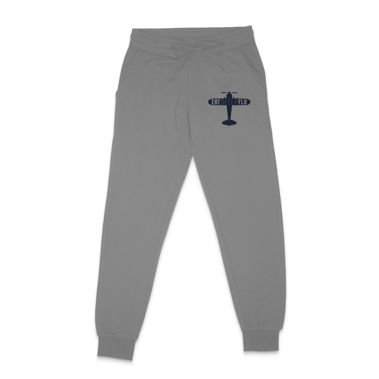 Eat Sleep Fly & Propeller Designed Sweatpants