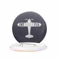 Thumbnail for Eat Sleep Fly & Propeller Designed Pins