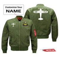 Thumbnail for Eat Sleep Fly & Propeller Designed Pilot Jackets (Customizable)