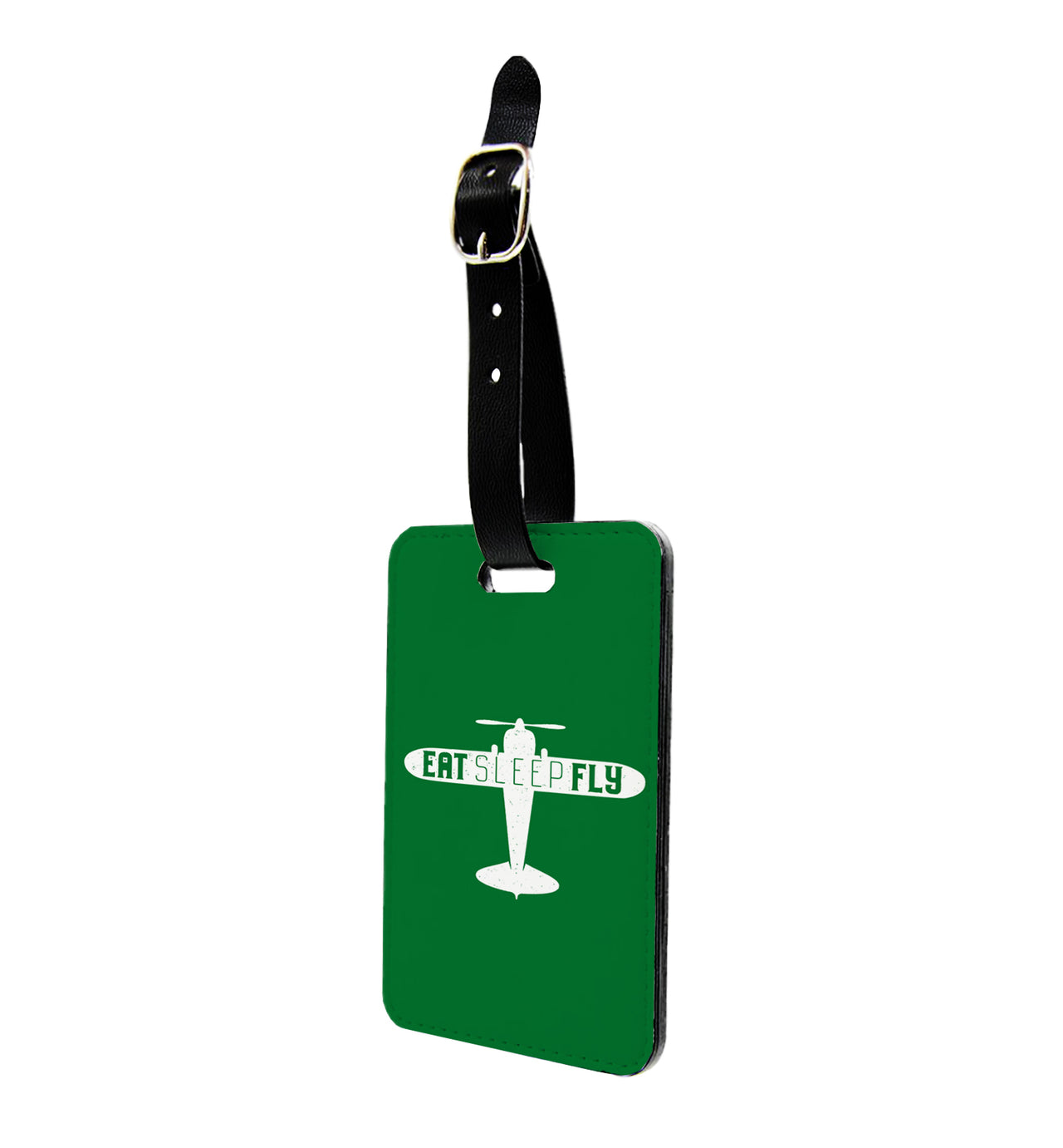 Eat Sleep Fly & Propeller Designed Luggage Tag