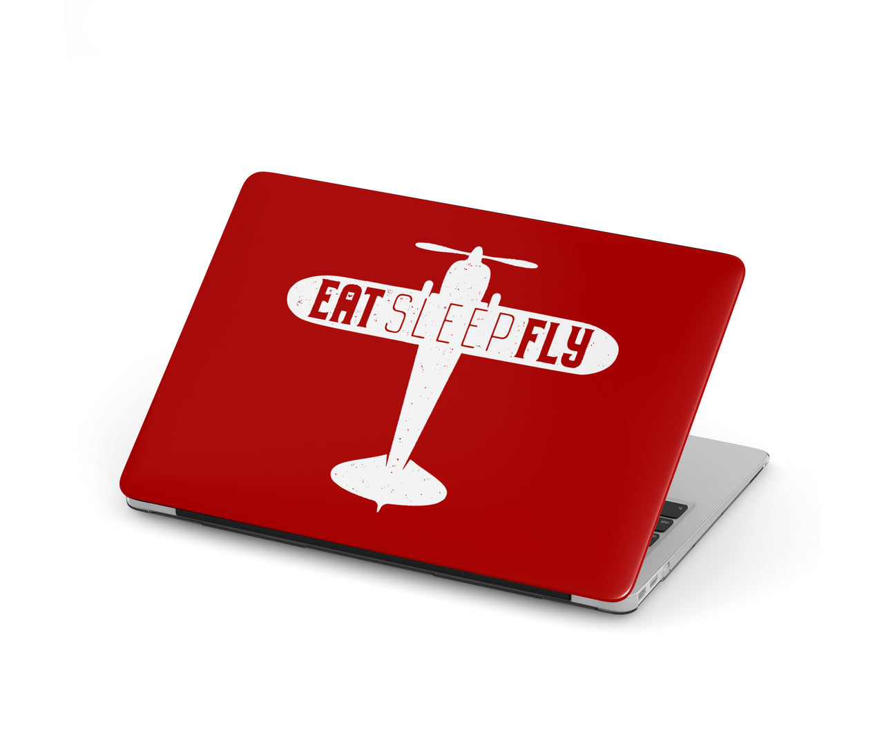 Eat Sleep Fly & Propeller Designed Macbook Cases