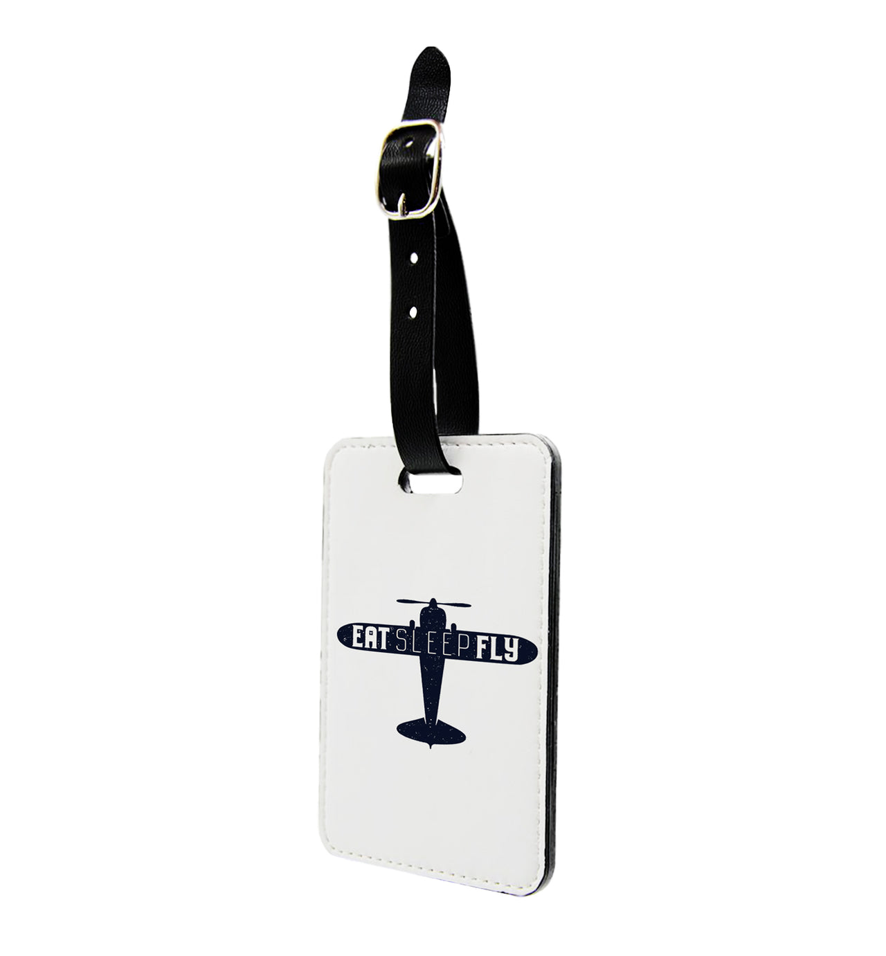 Eat Sleep Fly & Propeller Designed Luggage Tag