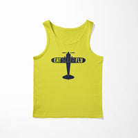 Thumbnail for Eat Sleep Fly & Propeller Designed Tank Tops